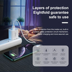 WK WP-U57 18W Speed QC3.0 Schnellladegerät + USB auf Typ-C / USB-C Datenkabel, US-Stecker