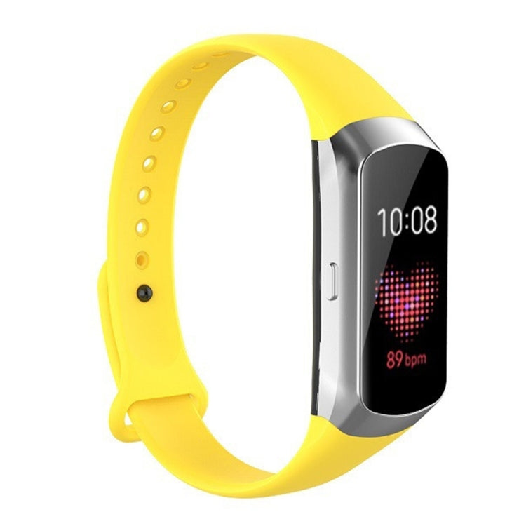 Ersatzarmband aus glänzendem Silikon mit Nagelknopf für Samsung Galaxy Fit SM-R370