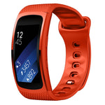 Silikon-Ersatzarmband für Samsung Gear Fit2 Pro, Größen S und L