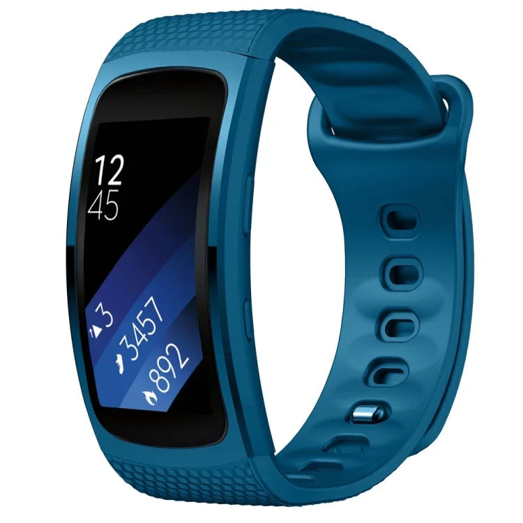 Silikon-Ersatzarmband für Samsung Gear Fit2 Pro, Größen S und L