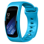 Silikon-Ersatzarmband für Samsung Gear Fit2 Pro, Größen S und L
