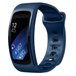 Silikon-Ersatzarmband für Samsung Gear Fit2 Pro, Größen S und L