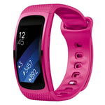 Silikon-Ersatzarmband für Samsung Gear Fit2 Pro, Größen S und L