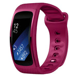 Silikon-Ersatzarmband für Samsung Gear Fit2 Pro, Größen S und L