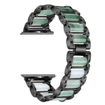 Smaragdgrünes Edelstahl-Armband, für Apple Watch Ultra 49mm / Series 8&7 45mm / SE 2&6&SE&5&4 44mm / 3&2&1 42mm, für Apple Watch Series 8&7 41mm / SE 2&6&SE&5&4 40mm / 3&2&1 38mm, für Apple Watch Series 7 41mm / 6 & SE & 5 & 4 40mm / 3 & 2 & 1 38mm