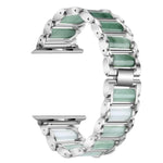 Smaragdgrünes Edelstahl-Armband, für Apple Watch Ultra 49mm / Series 8&7 45mm / SE 2&6&SE&5&4 44mm / 3&2&1 42mm, für Apple Watch Series 8&7 41mm / SE 2&6&SE&5&4 40mm / 3&2&1 38mm, für Apple Watch Series 7 41mm / 6 & SE & 5 & 4 40mm / 3 & 2 & 1 38mm
