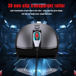 HXSJ A883 7-Tasten 6400DPI RGB-Beleuchtung Mechanische Kabelgebundene Gaming-Maus