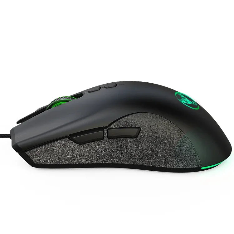 HXSJ A883 7-Tasten 6400DPI RGB-Beleuchtung Mechanische Kabelgebundene Gaming-Maus