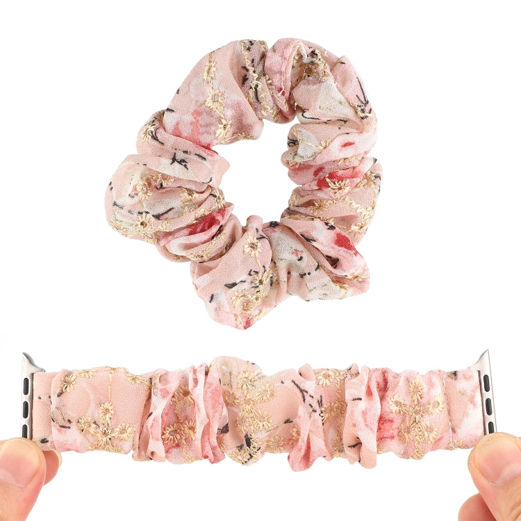 Stoff Haarring Ersatzarmband Uhrenarmband, Für Apple Watch Ultra 49mm / Series 8&7 45mm / SE 2&6&SE&5&4 44mm / 3&2&1 42mm, Für Apple Watch Series 8&7 41mm / SE 2&6&SE&5&4 40mm / 3&2&1 38mm