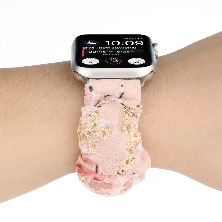 Stoff Haarring Ersatzarmband Uhrenarmband, Für Apple Watch Ultra 49mm / Series 8&7 45mm / SE 2&6&SE&5&4 44mm / 3&2&1 42mm, Für Apple Watch Series 8&7 41mm / SE 2&6&SE&5&4 40mm / 3&2&1 38mm