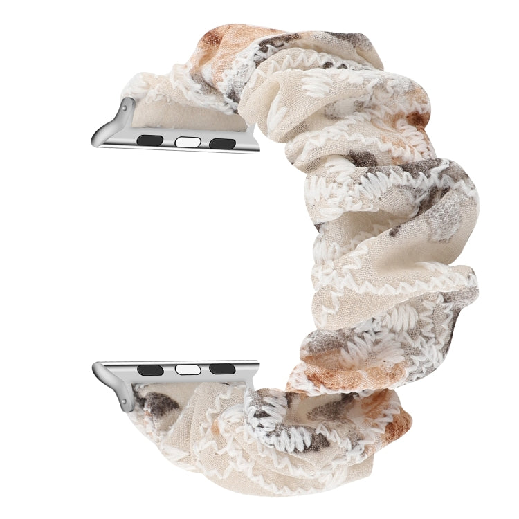 Stoff Haarring Ersatzarmband Uhrenarmband, Für Apple Watch Ultra 49mm / Series 8&7 45mm / SE 2&6&SE&5&4 44mm / 3&2&1 42mm, Für Apple Watch Series 8&7 41mm / SE 2&6&SE&5&4 40mm / 3&2&1 38mm