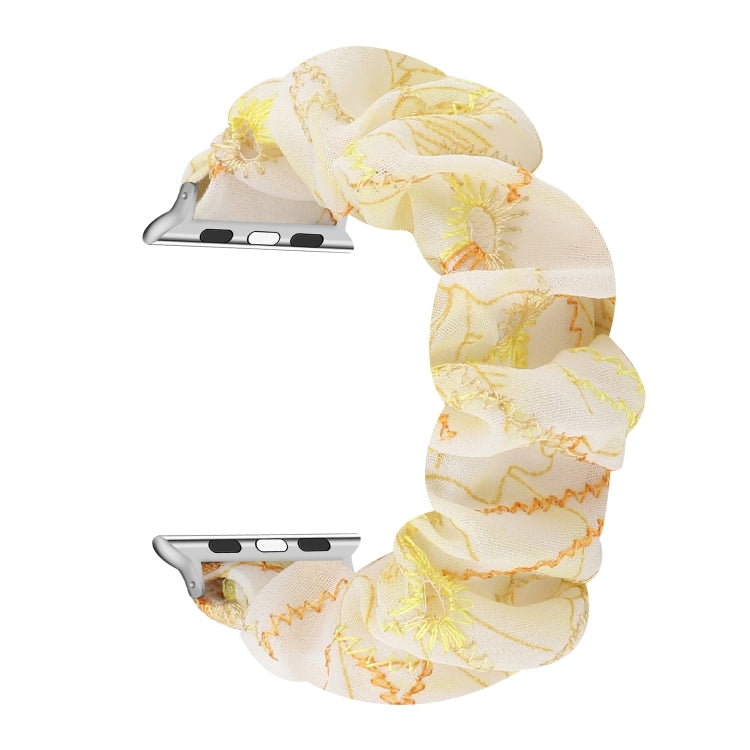 Stoff Haarring Ersatzarmband Uhrenarmband, Für Apple Watch Ultra 49mm / Series 8&7 45mm / SE 2&6&SE&5&4 44mm / 3&2&1 42mm, Für Apple Watch Series 8&7 41mm / SE 2&6&SE&5&4 40mm / 3&2&1 38mm