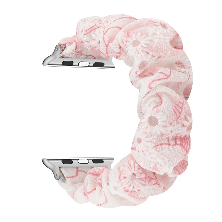 Stoff Haarring Ersatzarmband Uhrenarmband, Für Apple Watch Ultra 49mm / Series 8&7 45mm / SE 2&6&SE&5&4 44mm / 3&2&1 42mm, Für Apple Watch Series 8&7 41mm / SE 2&6&SE&5&4 40mm / 3&2&1 38mm