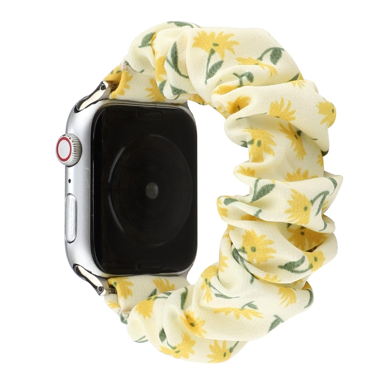 Stoff-Haarring-Ersatzarmband für Apple Watch Ultra 49mm / Series 8&7 45mm / SE 2&6&SE&5&4 44mm / 3&2&1 42mm, für Apple Watch Series 8&7 41mm / SE 2&6&SE&5&4 40mm / 3&2&1 38mm