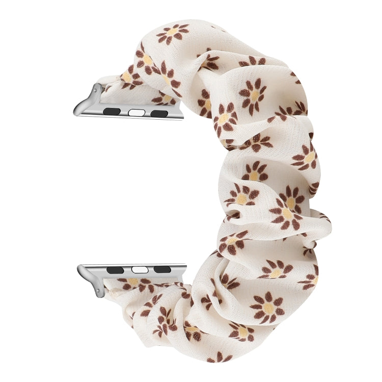 Stoff-Haarring-Ersatzarmband für Apple Watch Ultra 49mm / Series 8&7 45mm / SE 2&6&SE&5&4 44mm / 3&2&1 42mm, für Apple Watch Series 8&7 41mm / SE 2&6&SE&5&4 40mm / 3&2&1 38mm