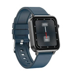 E86 Smartwatch mit 1,7-Zoll-TFT-Farbbildschirm, IP68 wasserdicht, unterstützt Blutsauerstoffmessung, Körpertemperaturmessung und KI-gestützte medizinische Diagnose, Ausführung: TPU-Armband, TPU-Armband (Blau), TPU-Armband (Schwarz), TPU-Armband (Rot)