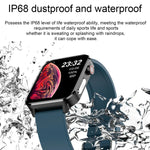 E86 Smartwatch mit 1,7-Zoll-TFT-Farbbildschirm, IP68 wasserdicht, unterstützt Blutsauerstoffmessung, Körpertemperaturmessung und KI-gestützte medizinische Diagnose, Ausführung: TPU-Armband, TPU-Armband (Blau), TPU-Armband (Schwarz), TPU-Armband (Rot)