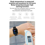 E86 Smartwatch mit 1,7-Zoll-TFT-Farbbildschirm, IP68 wasserdicht, unterstützt Blutsauerstoffmessung, Körpertemperaturmessung und KI-gestützte medizinische Diagnose, Ausführung: TPU-Armband, TPU-Armband (Blau), TPU-Armband (Schwarz), TPU-Armband (Rot)