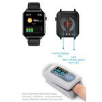 E86 Smartwatch mit 1,7-Zoll-TFT-Farbbildschirm, IP68 wasserdicht, unterstützt Blutsauerstoffmessung, Körpertemperaturmessung und KI-gestützte medizinische Diagnose, Ausführung: TPU-Armband, TPU-Armband (Blau), TPU-Armband (Schwarz), TPU-Armband (Rot)