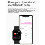 E86 Smartwatch mit 1,7-Zoll-TFT-Farbbildschirm, IP68 wasserdicht, unterstützt Blutsauerstoffmessung, Körpertemperaturmessung und KI-gestützte medizinische Diagnose, Ausführung: Stahlarmband, Stahlarmband (Schwarz)