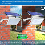 48LED Abnehmbare Solarleuchte IP65 Wasserdicht Außenhof LED Straßenlampe, Warmweißes Licht, Kaltweißes Licht