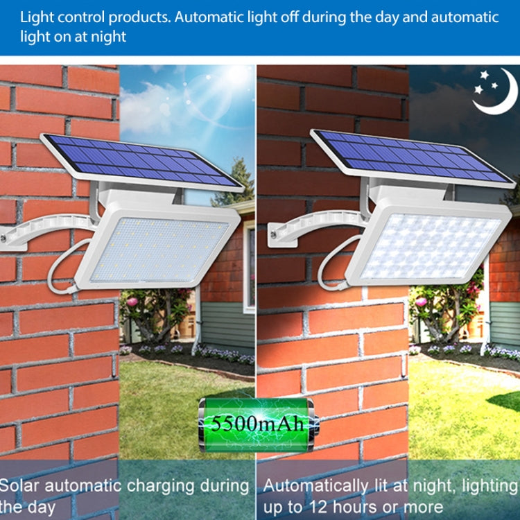 48LED Abnehmbare Solarleuchte IP65 Wasserdicht Außenhof LED Straßenlampe, Warmweißes Licht, Kaltweißes Licht