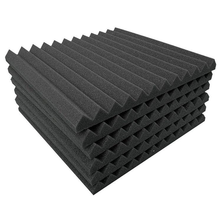 30x30x2.5cm Dreieckiger Rillenstil Tonstudio Trommel Videoraum Schallschutzplatte Schalldämpfer Baumwolle, 6 Stücke, 10 Stücke, 12 Stücke, 20 Stücke, 24 Stücke