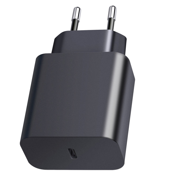 XY PD 25W USB-C / Type-C Ein-Port-Reiseladegerät für Samsung-Geräte Schnellladung, EU Stecker