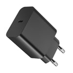 XY PD 25W USB-C / Type-C Ein-Port-Reiseladegerät für Samsung-Geräte Schnellladung, EU Stecker