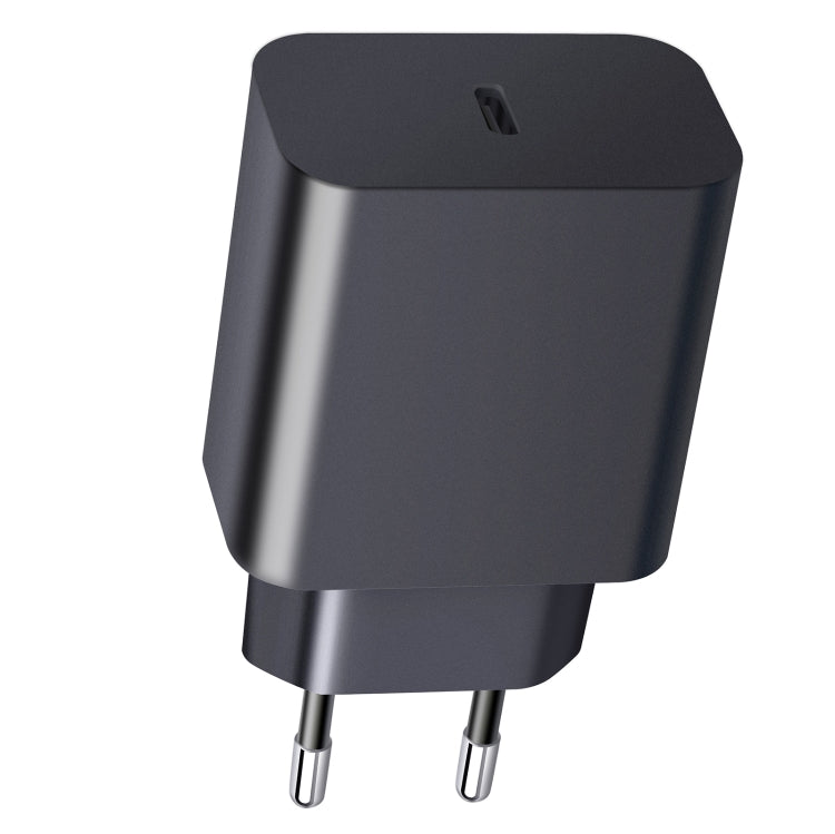 XY PD 25W USB-C / Type-C Ein-Port-Reiseladegerät für Samsung-Geräte Schnellladung, EU Stecker