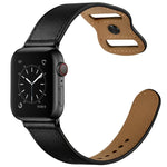 Doppelloch-Lederarmband für Apple Watch Series 6 &amp; SE &amp; 5 &amp; 4 (44 mm) / 3 &amp; 2 &amp; 1 (42 mm), 5 &amp; 4 (40 mm) / 3 &amp; 2 &amp; 1 (38 mm)
