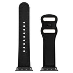 Doppelloch-Lederarmband für Apple Watch Series 6 &amp; SE &amp; 5 &amp; 4 (44 mm) / 3 &amp; 2 &amp; 1 (42 mm), 5 &amp; 4 (40 mm) / 3 &amp; 2 &amp; 1 (38 mm)