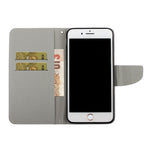 Painted Pattern Horizontal Flip Leathe Case, For iPhone 6, For iPhone 6 Plus, For iPhone 7 Plus