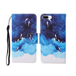 Painted Pattern Horizontal Flip Leathe Case, For iPhone 6, For iPhone 6 Plus, For iPhone 7 Plus