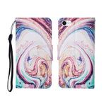 Painted Pattern Horizontal Flip Leathe Case, For iPhone SE (2020)/ 7 /8, For iPhone X, For iPhone XR