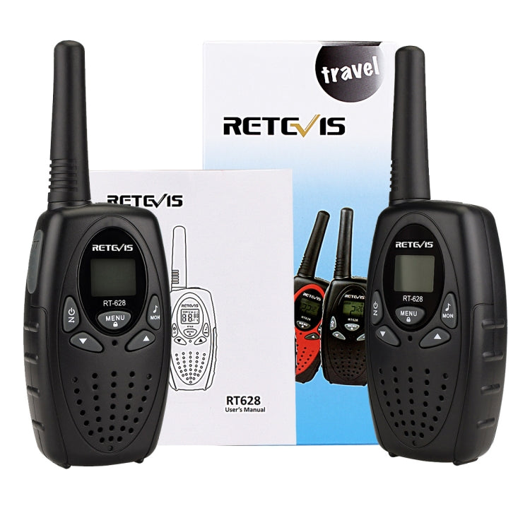 1 Paar RETEVIS RT628 0,5W EU-Frequenz 446MHz 8 Kanäle Handfunkgerät für Kinder, RT628 (Schwarz), RT628 (Weiß), RT628 (Rot)