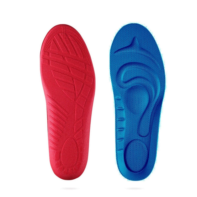 081 Soft Breathable Shockproof Massage Sports Full Insole Shoe-pad, 081 L (Blue), 081 S(Blue), 081 L (Grey)