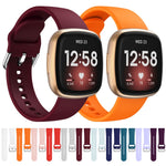 For Fitbit Versa 3 Silicone Replacement Strap Watchband