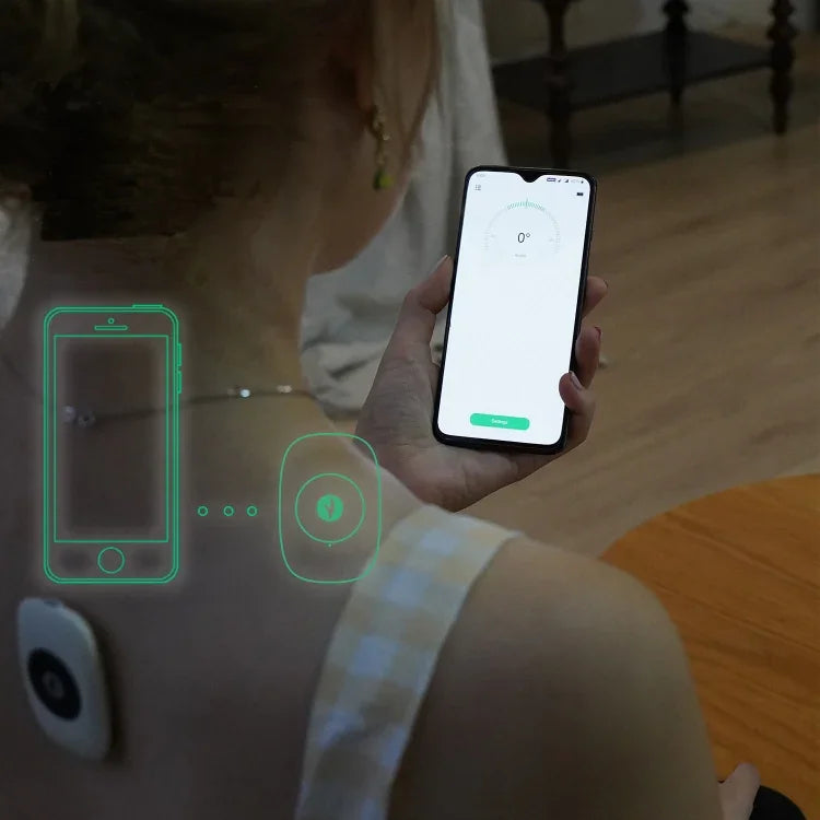 Intelligente Sensor-Steh-Sitz-Haltungsorthese für Studenten