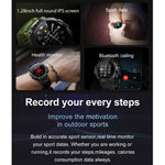 K22 Smartwatch mit 1,28-Zoll-IPS-Bildschirm, unterstützt Menstruationszyklus-Erinnerung, Bluetooth-Anrufe und Schlafüberwachung.