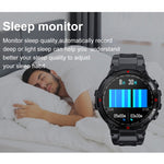 K22 Smartwatch mit 1,28-Zoll-IPS-Bildschirm, unterstützt Menstruationszyklus-Erinnerung, Bluetooth-Anrufe und Schlafüberwachung.