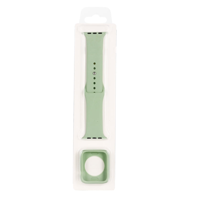 Uhrenarmband aus Silikon-Ersatzband + Uhrenschutzhülle, für Apple Watch Series 9 / 8 / 7 41mm, für Apple Watch Series 9 / 8 / 7 45mm