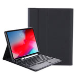 YT098B-A Abnehmbare Candy Color Hautgefühl Textur Runde Tastenkappe Bluetooth-Tastatur Lederhülle mit Touch-Steuerung Für iPad Air 11 2024 / 2025 / Air 4 10,9 2020 / Air 5 10,9 2022 (Lila), Für iPad 9,7 Zoll 2018 & 2017 / Pro 9,7 Zoll / Air 2 / Air