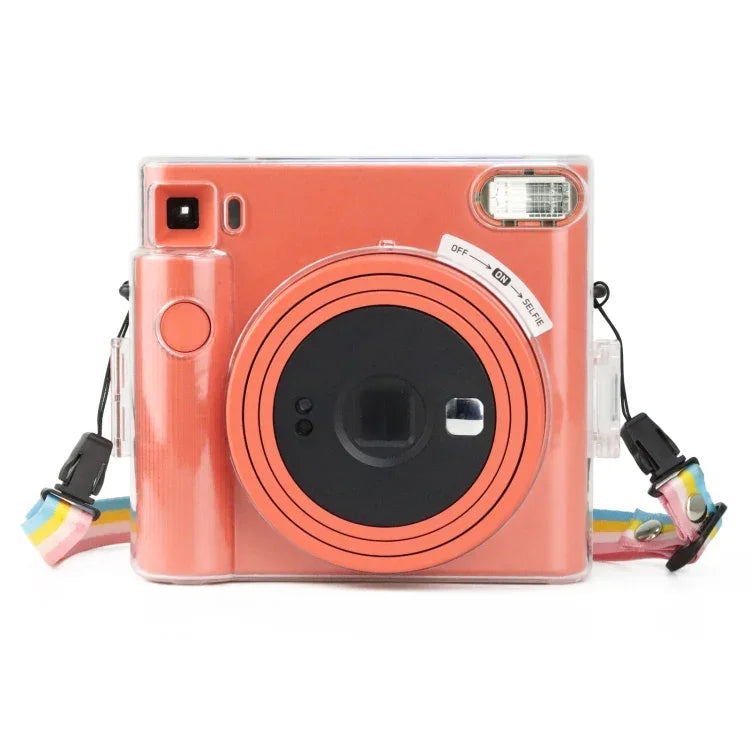 Transparente Kameratasche mit Schultergurt für Fujifilm Instax Square SQ1