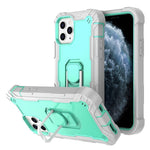 PC + Rubber 3-layers Shockproof Protective Case with Rotating Holder, For iPhone 8 Plus / 7 Plus, For iPhone 11, For iPhone 11 Pro, For iPhone 11 Pro Max