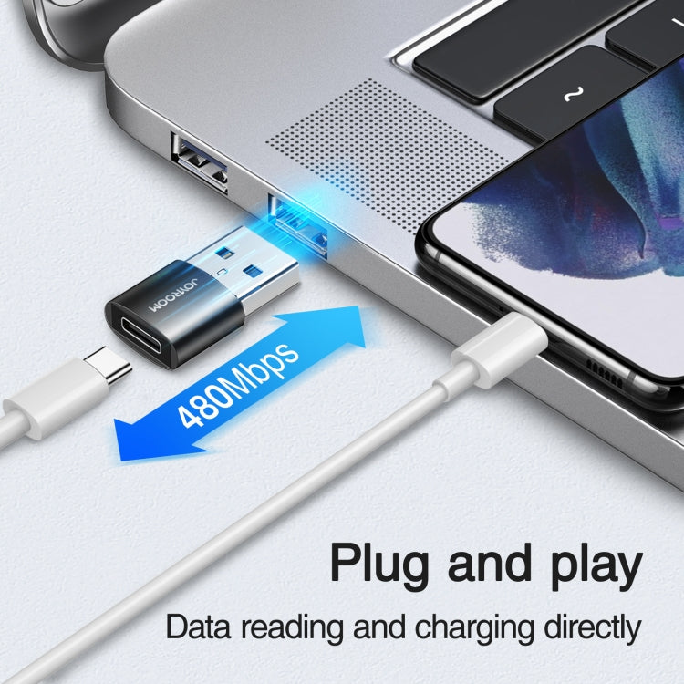 JOYROOM S-H152 3A USB-A Stecker auf USB-C / Typ-C Buchse OTG-Adapter, S-H152