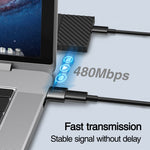 JOYROOM S-H152 3A USB-A Stecker auf USB-C / Typ-C Buchse OTG-Adapter, S-H152