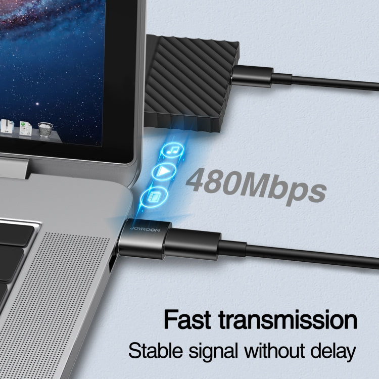 JOYROOM S-H152 3A USB-A Stecker auf USB-C / Typ-C Buchse OTG-Adapter, S-H152