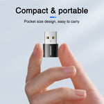 JOYROOM S-H152 3A USB-A Stecker auf USB-C / Typ-C Buchse OTG-Adapter, S-H152
