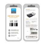 JOYROOM S-H152 3A USB-A Stecker auf USB-C / Typ-C Buchse OTG-Adapter, S-H152